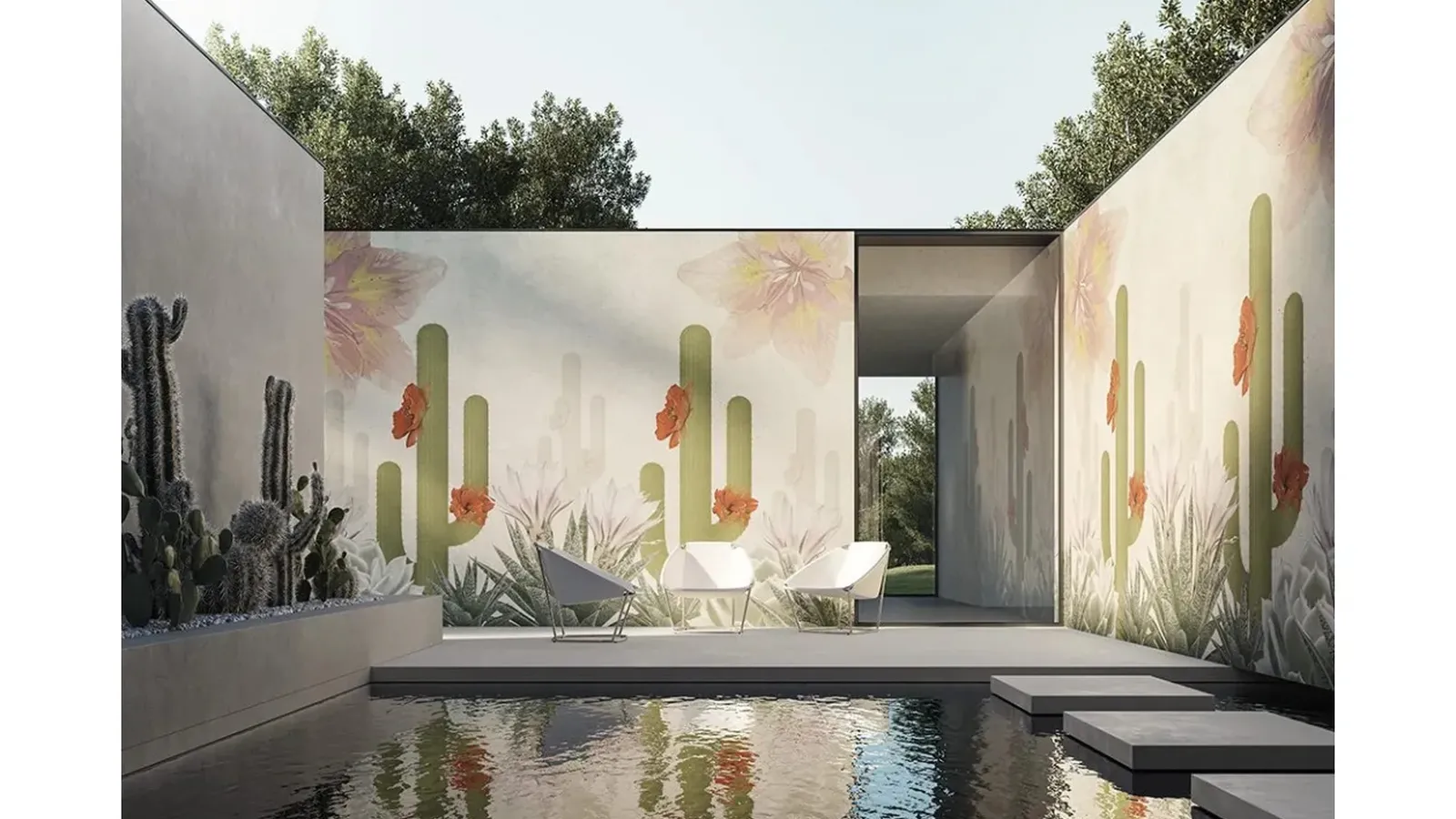 Carta da parati Desert in Bloom di Instabilelab