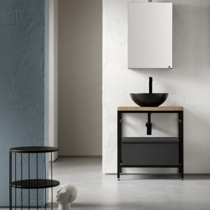 Mobile Bagno da appoggio in laccato opaco B-GO BG029 di Compab