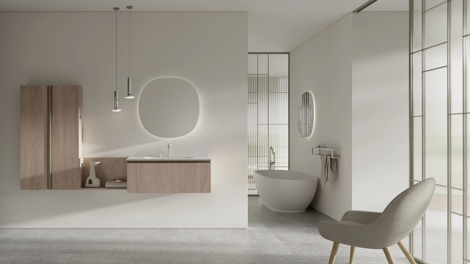 Mobile da Bagno sospeso BIK BK15 di Compab