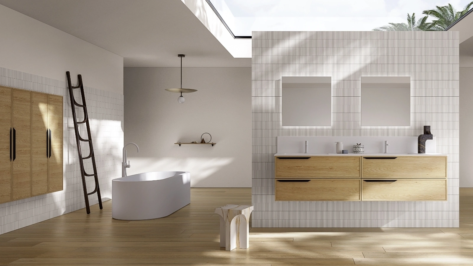 Mobile da Bagno sospeso TABULA TB05 di Compab