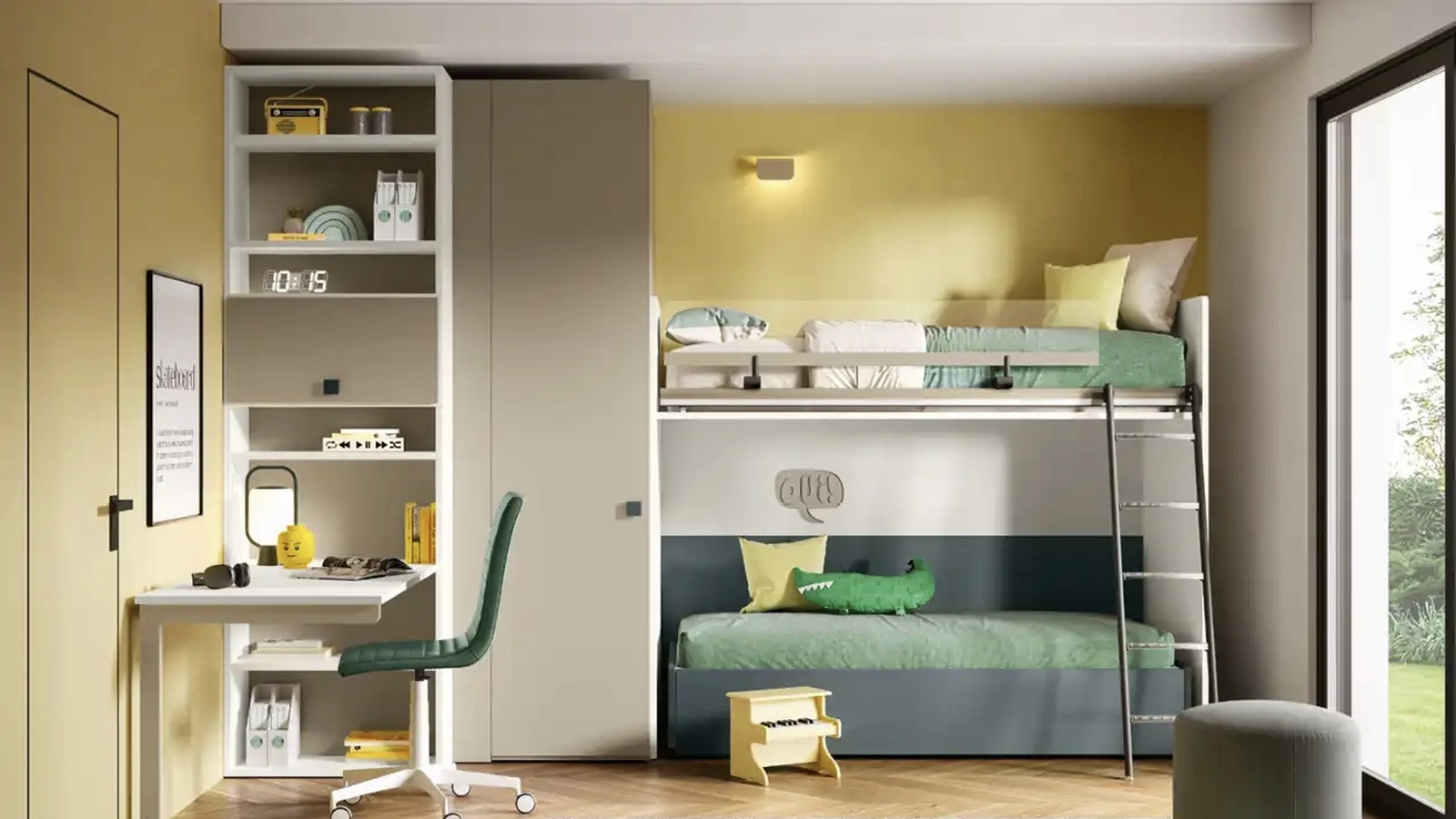 Cameretta K114 di Moretti Compact Camerette