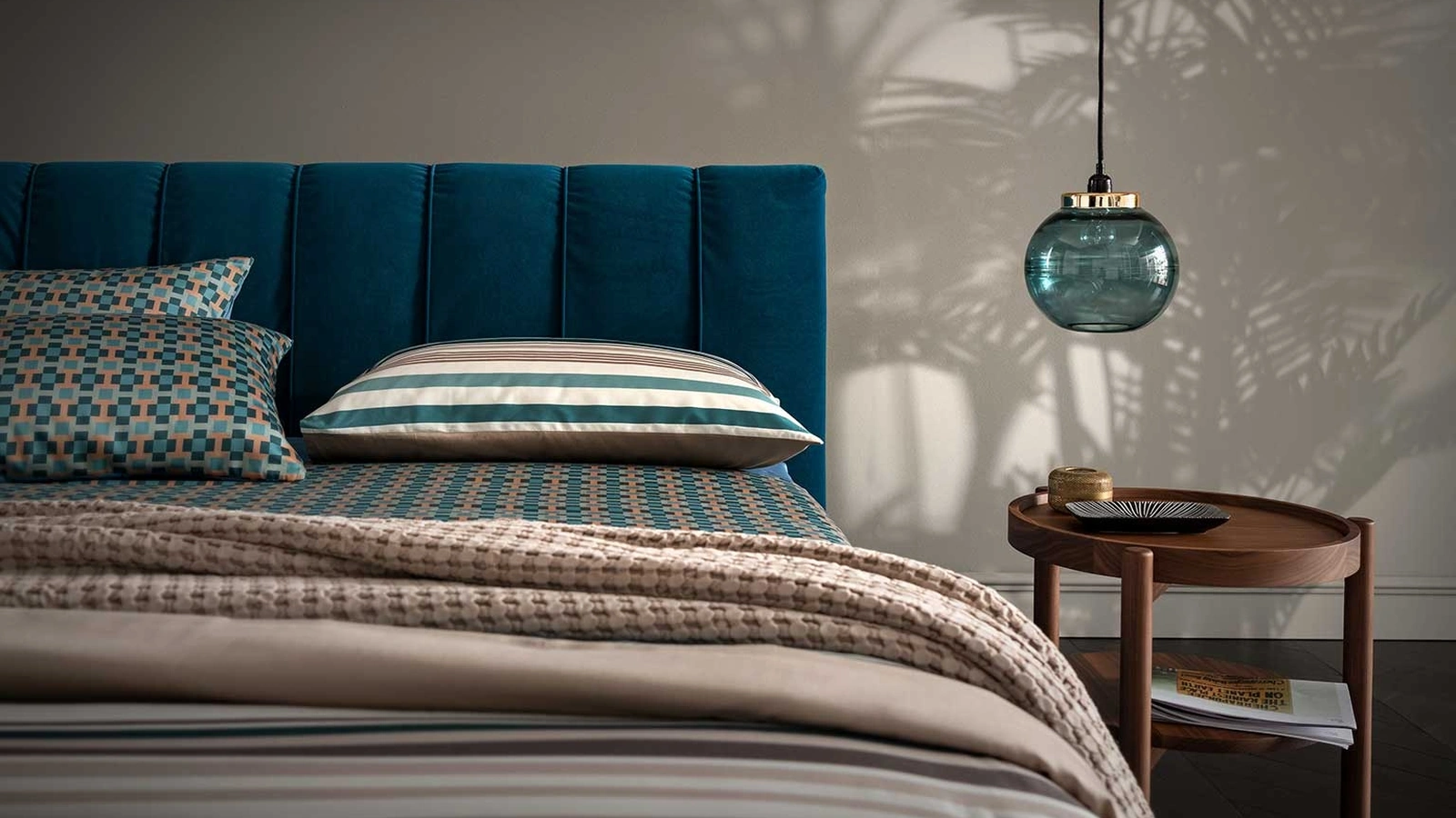 Letto con testiera trapuntata Soul Chamolè di Altrenotti