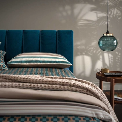 Letto con testiera trapuntata Soul Chamolè di Altrenotti
