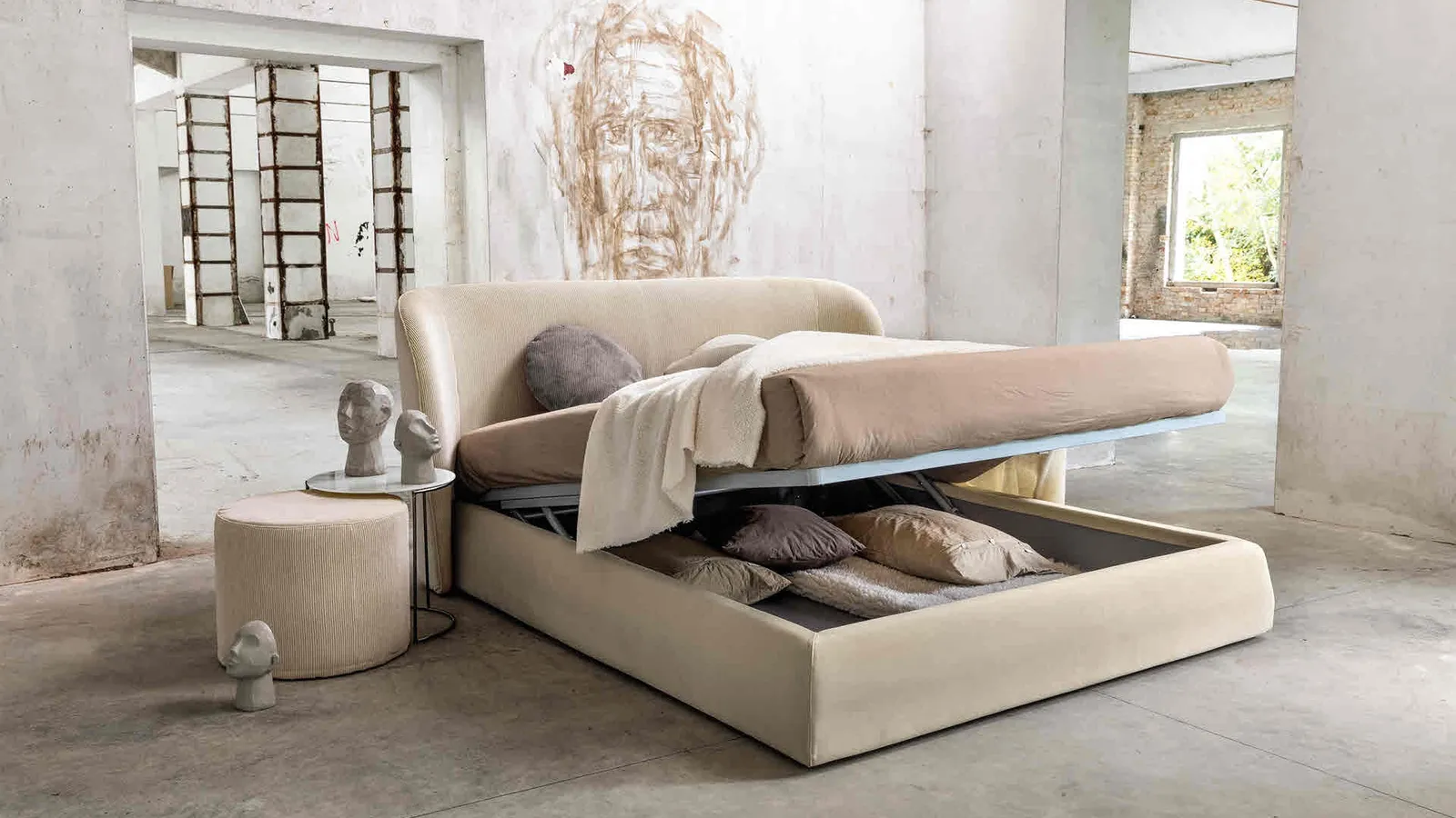Letto Dior con box contenitore di Veneran