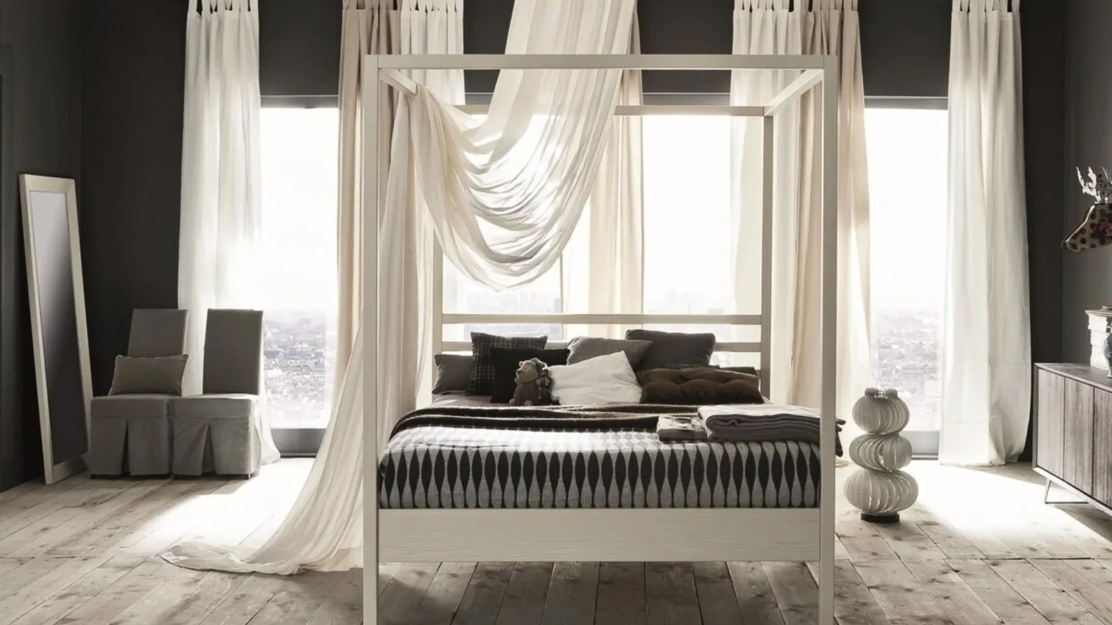 Letto a baldacchino Nemo di Alta Corte