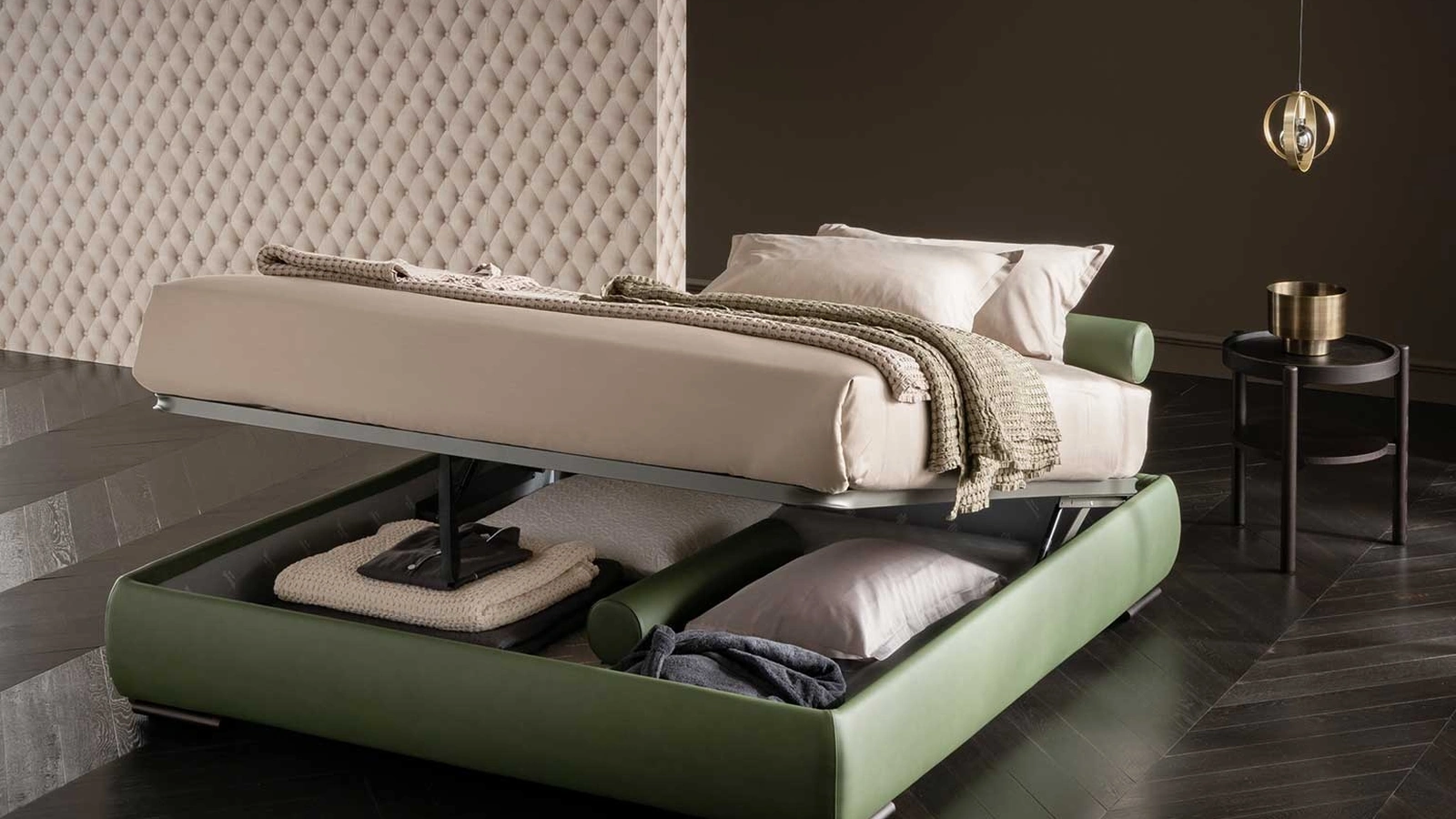 Letto Soul Sommier con box contenitore di Altrenotti