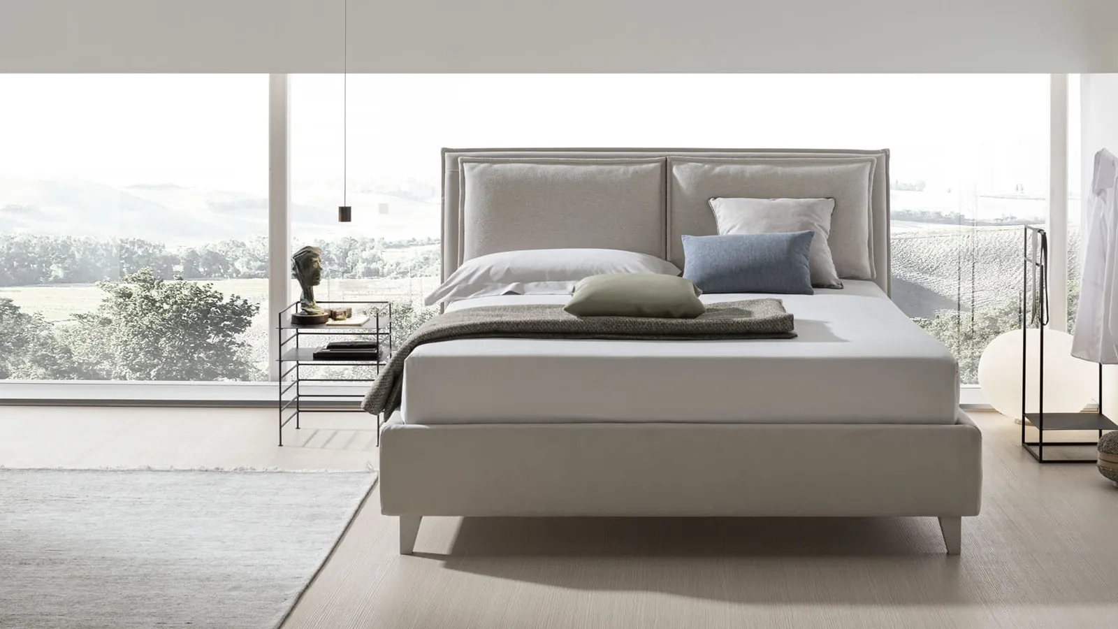 Letto in tessuto con box contenitore Wiki di V&Nice