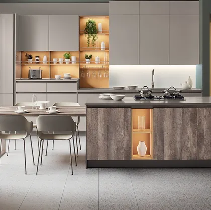 Libreria divisoria Living 06 di Veneta Cucine