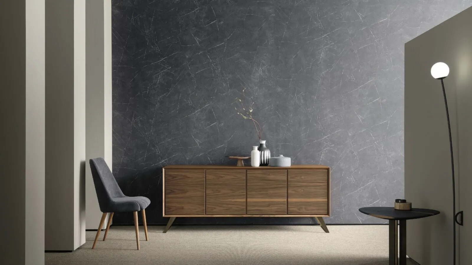 Madia Nook in legno 4 ante di Alta Corte