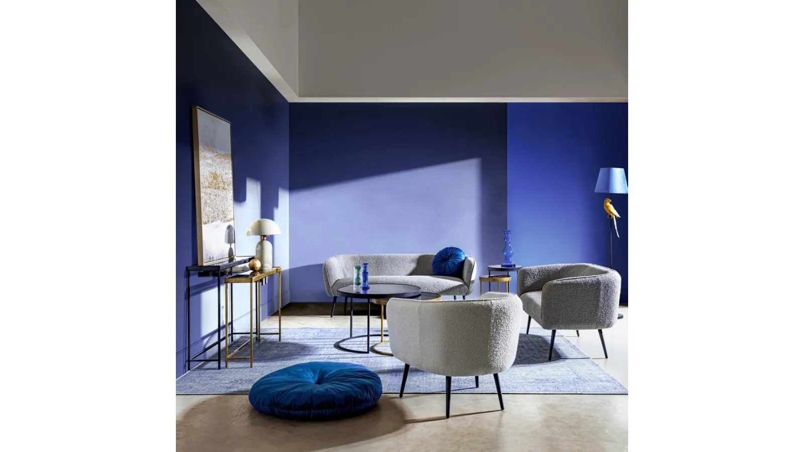 Poltroncina Avril in tessuto di Bizzotto