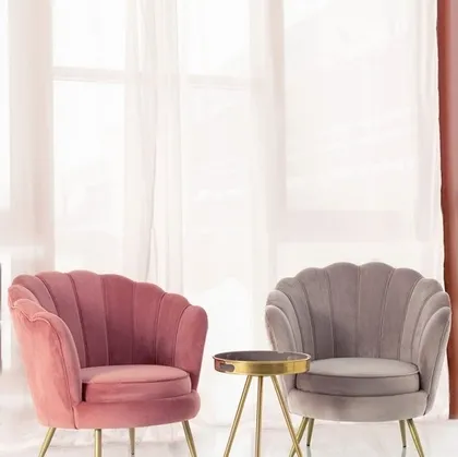 Poltroncina in velluto Giliola di Bizzotto