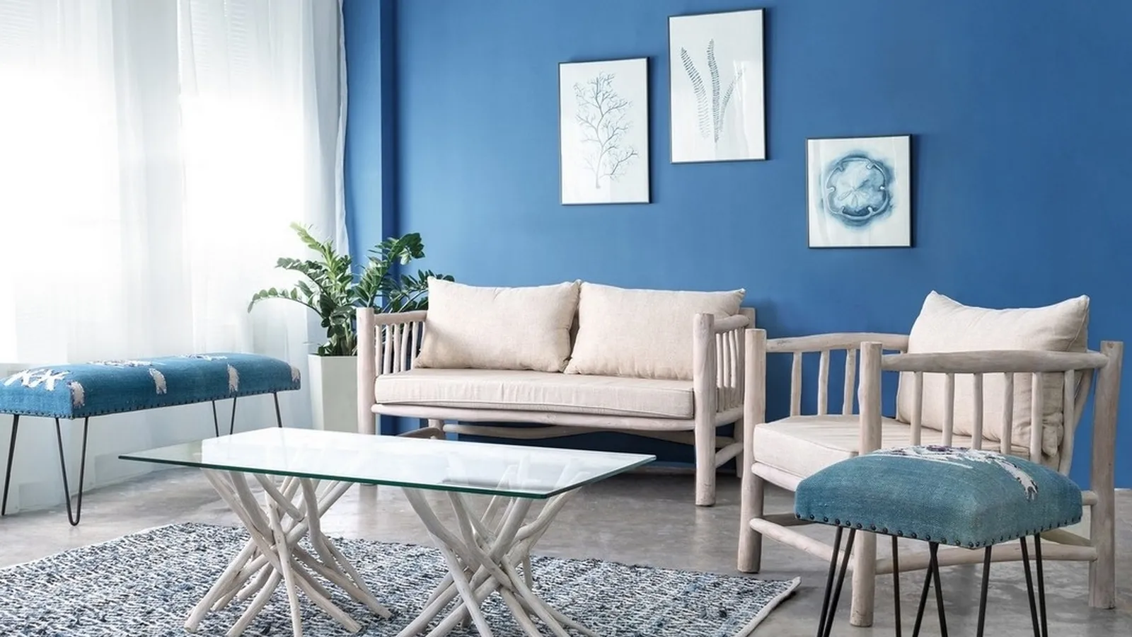 Poltrona in Teak sbiancato Shael di Bizzotto