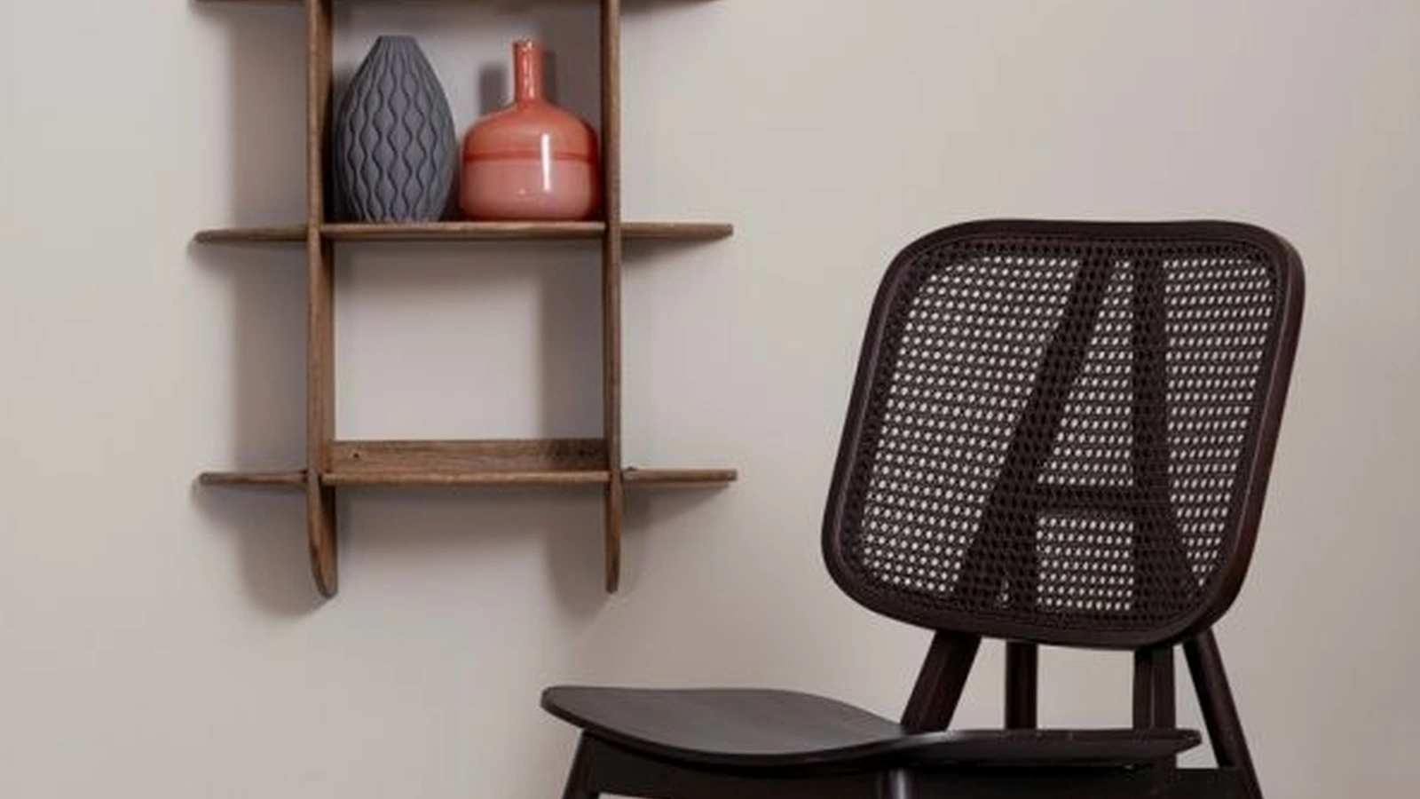 Poltrona in legno e rattan Yves di Bizzotto