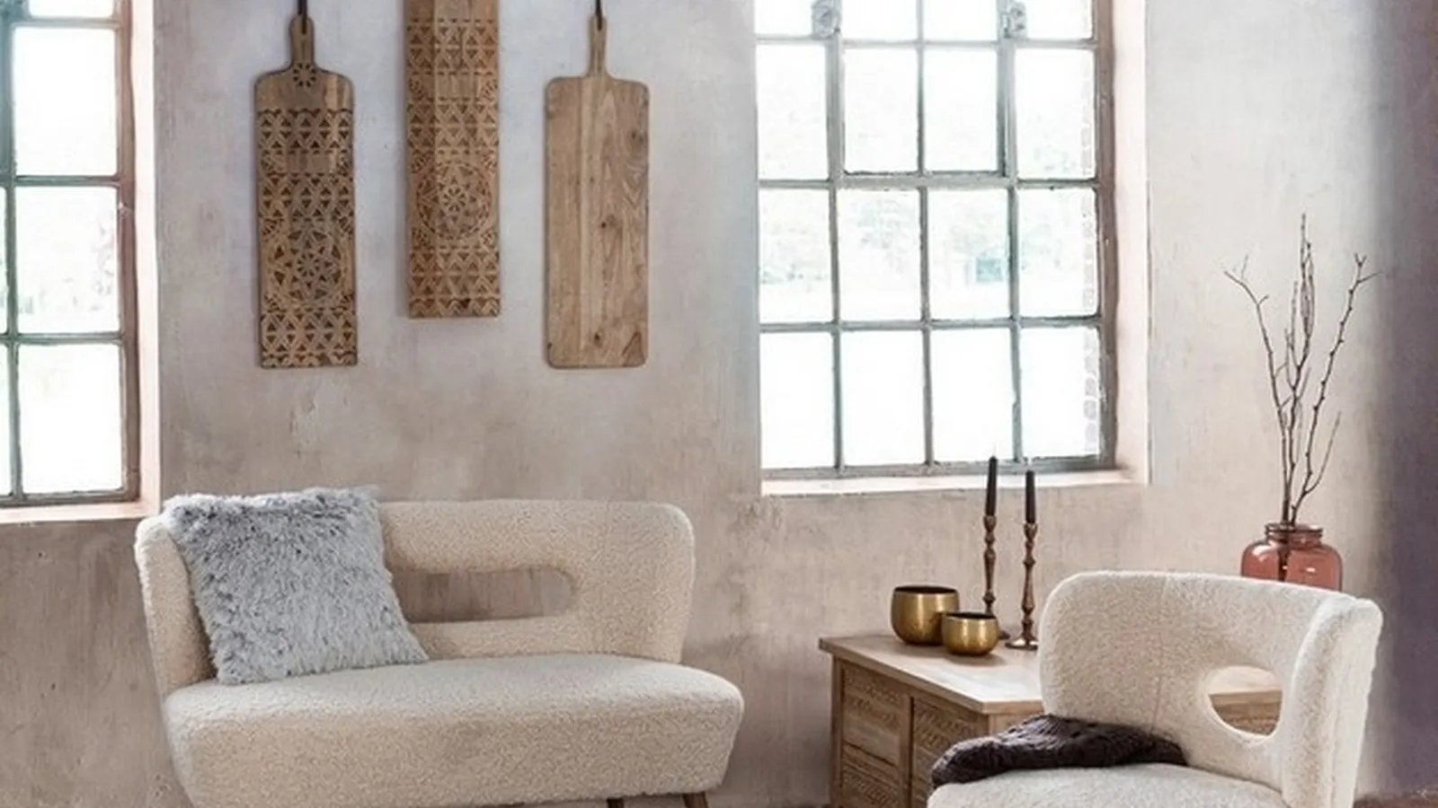 Divano lineare in tessuto Cortina di Bizzotto