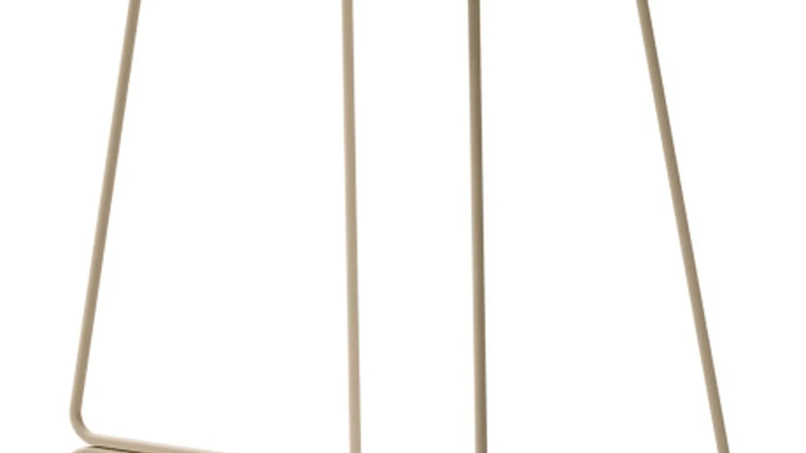 Sgabello Babila in tecnopolimero con struttura in acciaio di Veneta Cucine