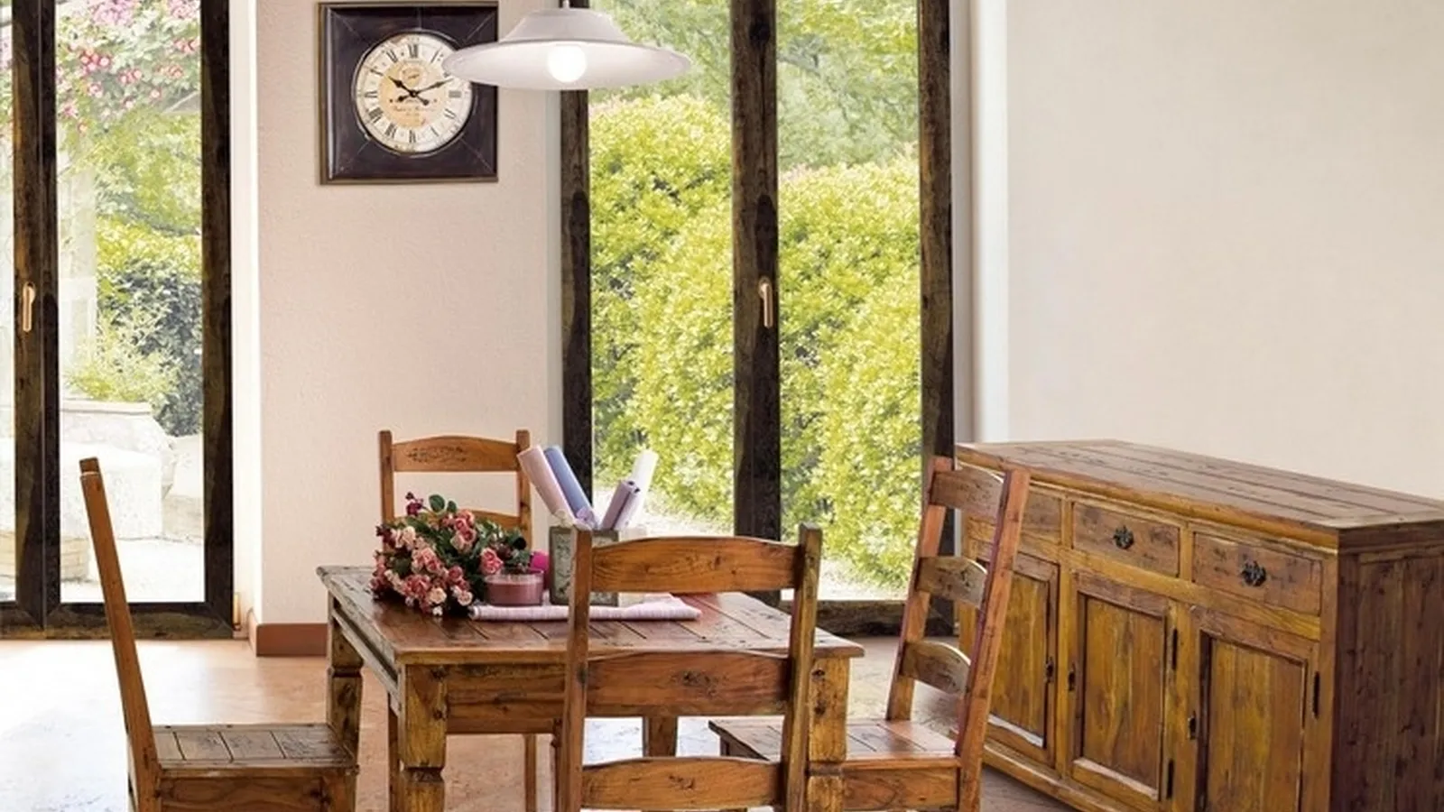 Sedia in legno d'acacia massiccio Chateaux di Bizzotto