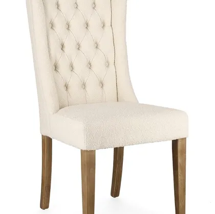 Sedia Columbia rivestita in tessuto di Bizzotto