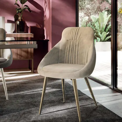 Sedia in velluto Denise de Di Lazzaro