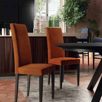 Sedia in velluto Liberty de Di Lazzaro