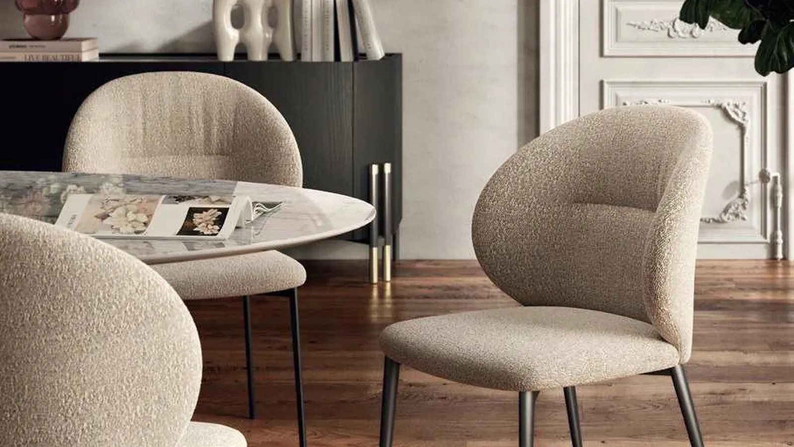 Sedia in tessuto Maia de Di Lazzaro