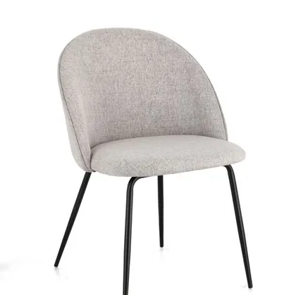 Sedia New Tanya in tessuto imbottito di Bizzotto