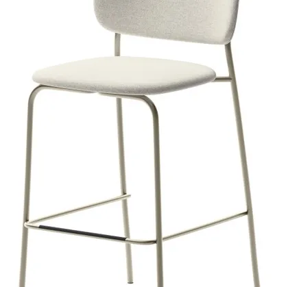 Sgabello Papillon in tessuto imbottito di Veneta Cucine