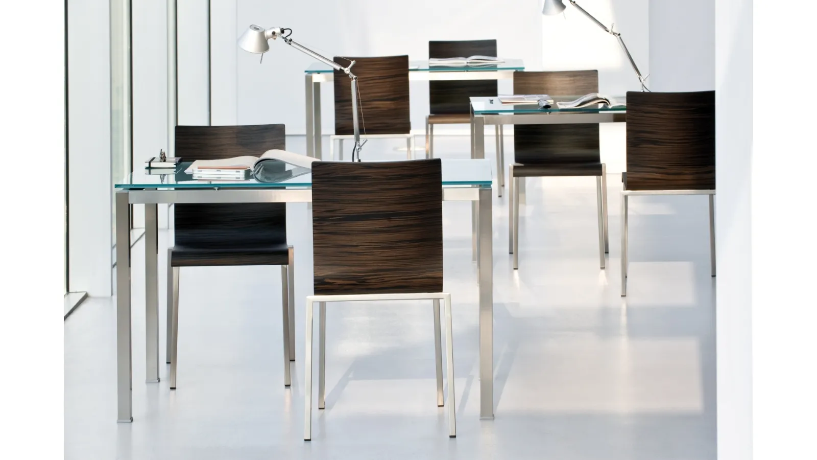 Sedia Kuadra in legno di Pedrali