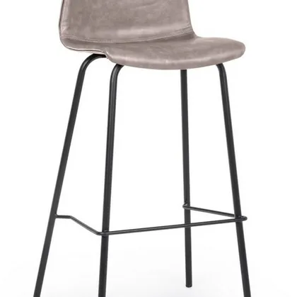 Sgabello in ecopelle Kyra di Bizzotto