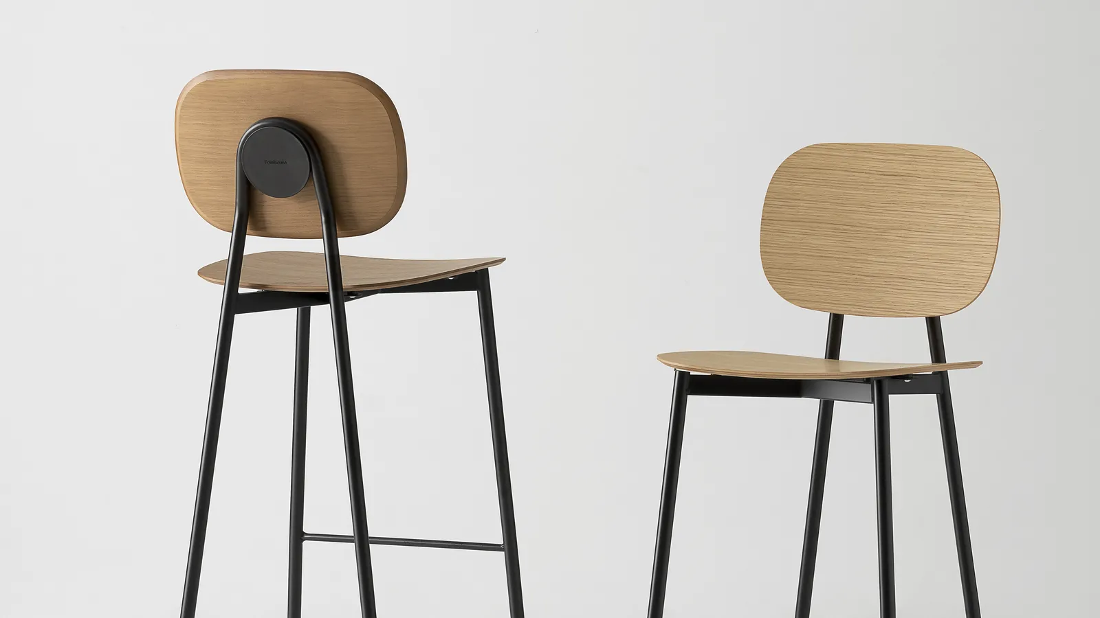 Sgabello Tata Young 6 Impiallacciato di Pointhouse