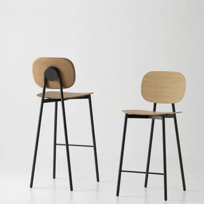 Sgabello Tata Young 6 Impiallacciato di Pointhouse