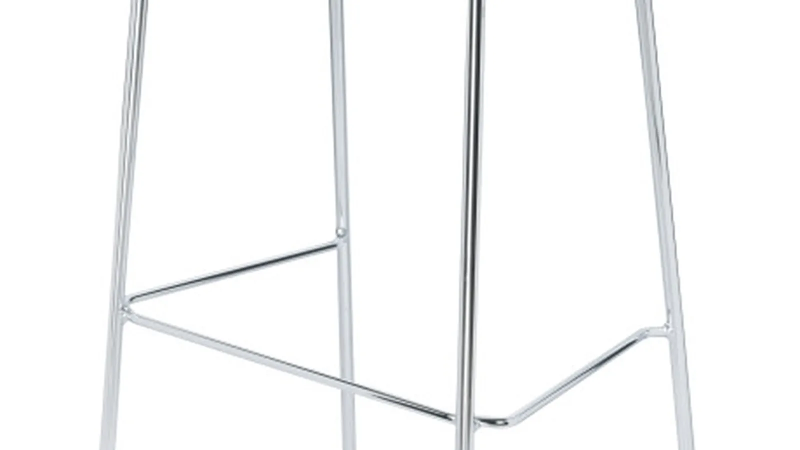 Sgabello Simply con seduta in tecnopolimero e base in metallo di Veneta Cucine