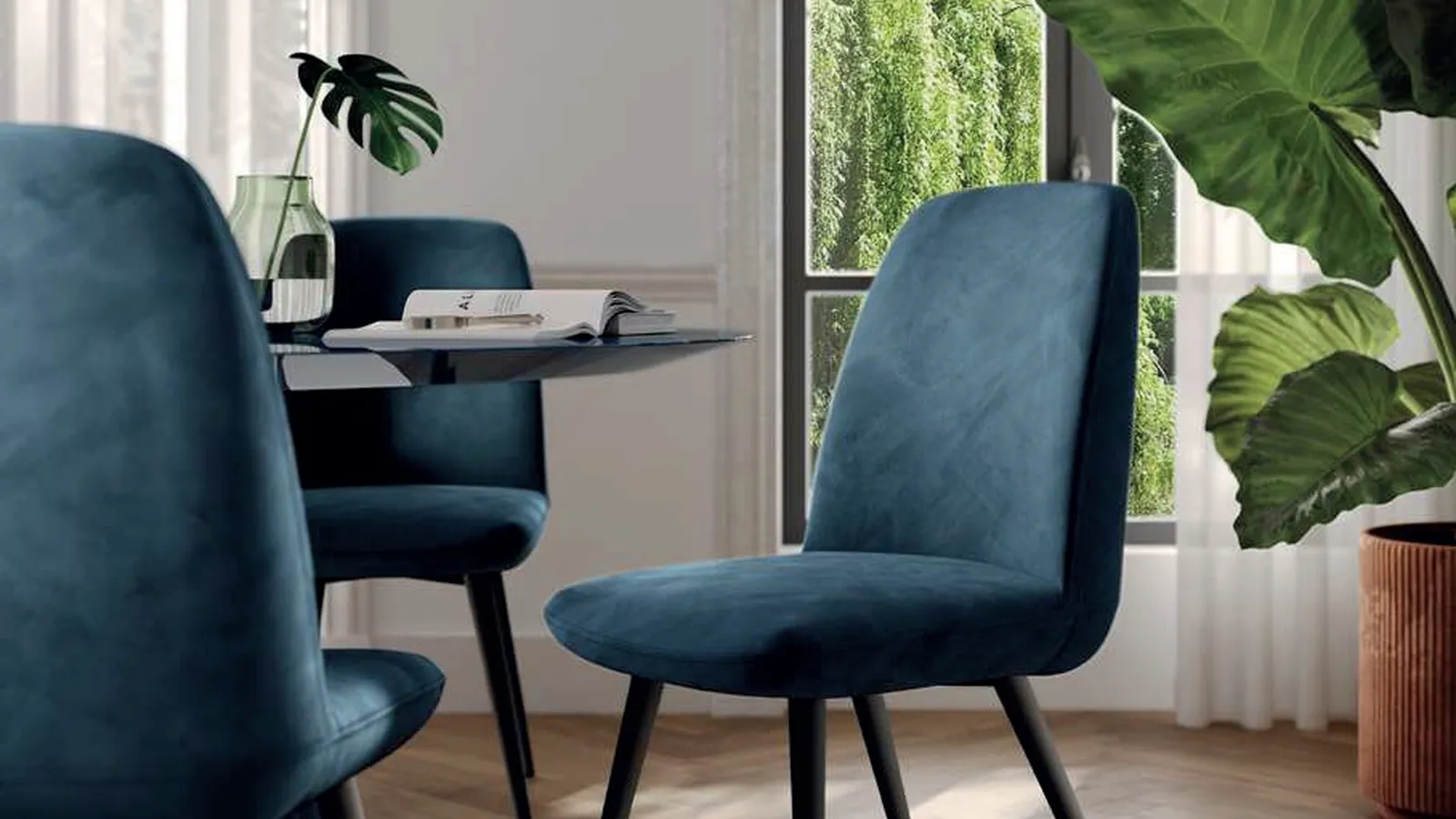 Sedia in nappa Sissi de Di Lazzaro