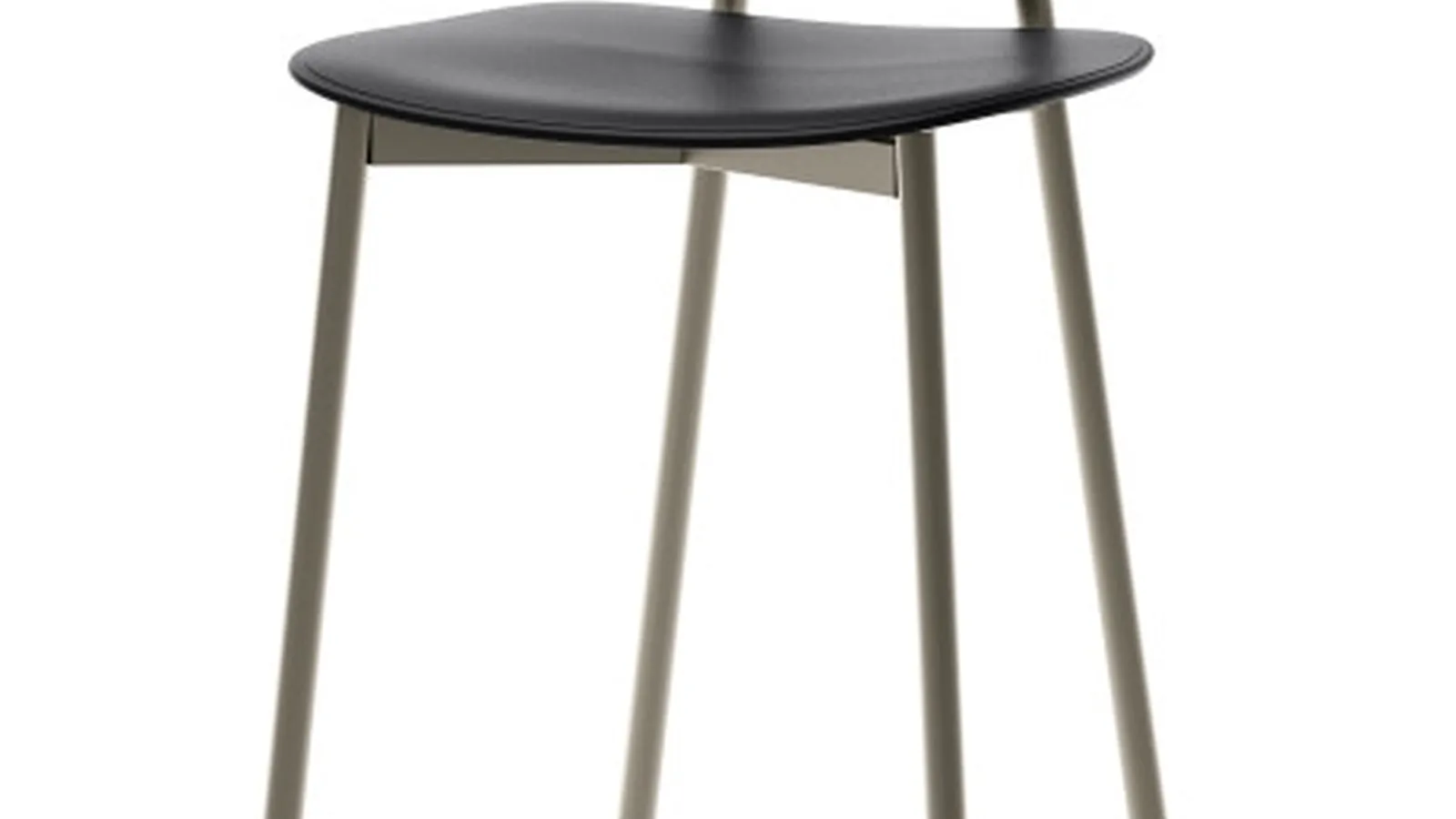 Sgabello Young in polipropilene e struttura in metallo di Veneta Cucine