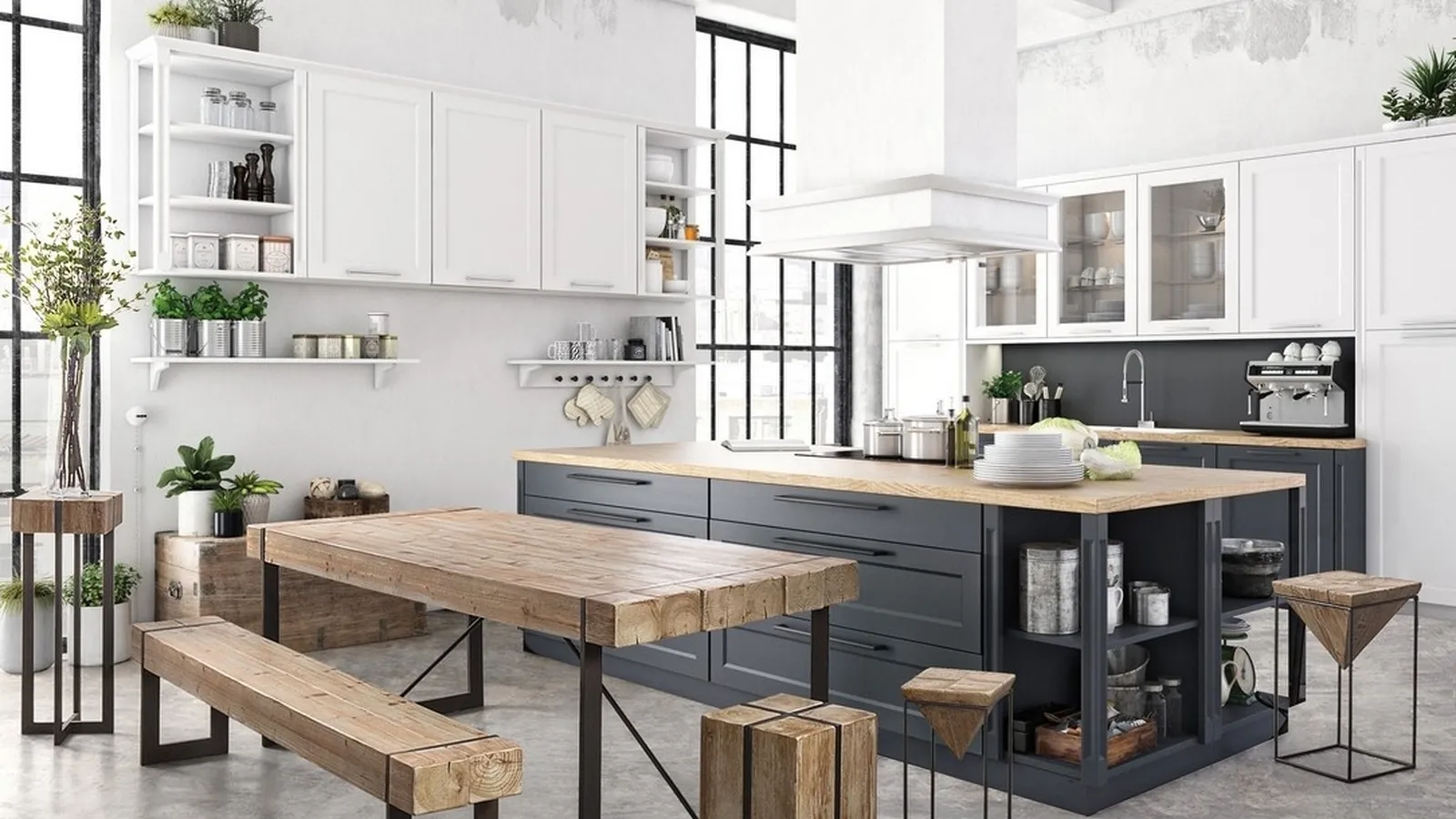 Tavolo in legno Garrett di Bizzotto