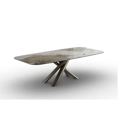 Tavolo Igor in vetroceramica di Zamagna