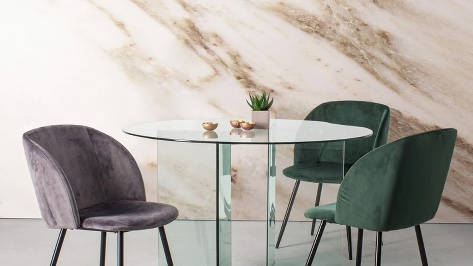 Tavolo Iride in vetro di Bizzotto