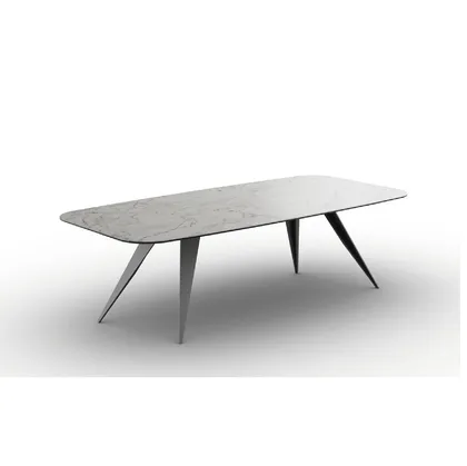 Tavolo Margot in vetroceramica di Zamagna