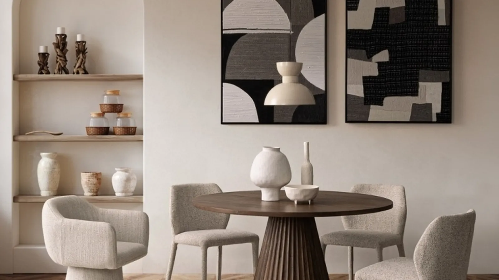 Tavolo rotondo in legno Orissa di Bizzotto