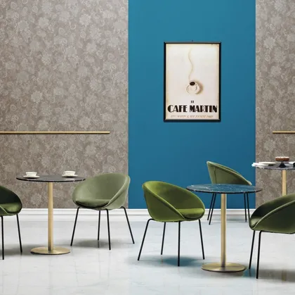 Tavolo Inox round di Pedrali