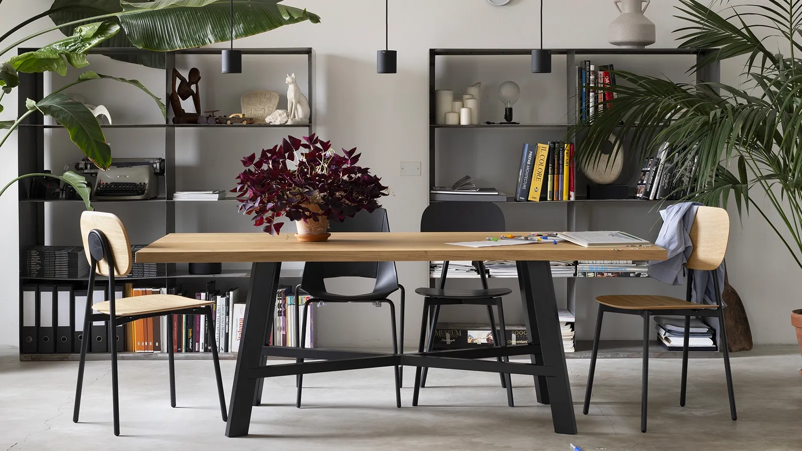 Tavolo Thor Fisso Impiallacciato di Pointhouse