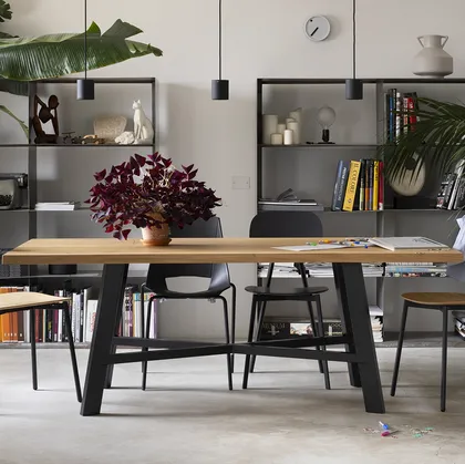 Tavolo Thor Fisso Impiallacciato di Pointhouse