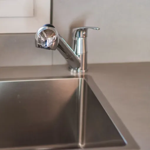 Cucina Start J Veneta color graffiato, gesso e legno a Messina