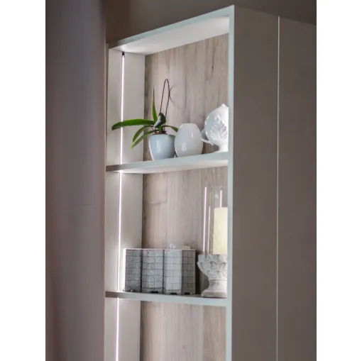 Cucina Start J Veneta color graffiato, gesso e legno a Messina