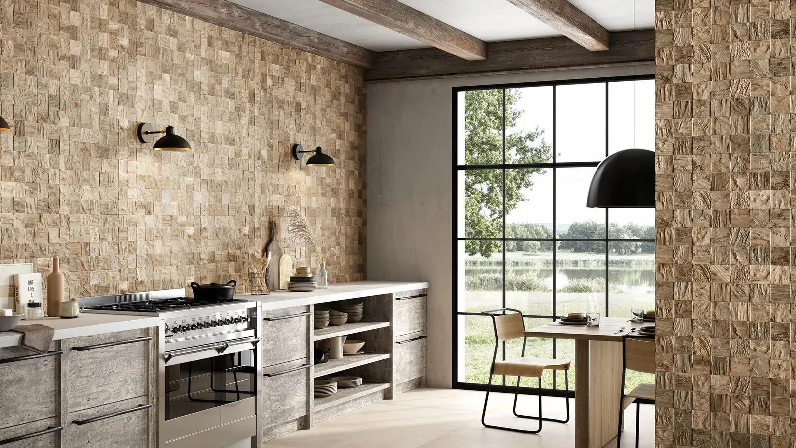 Piastrelle Timeless 3D di Rondine Ceramica	