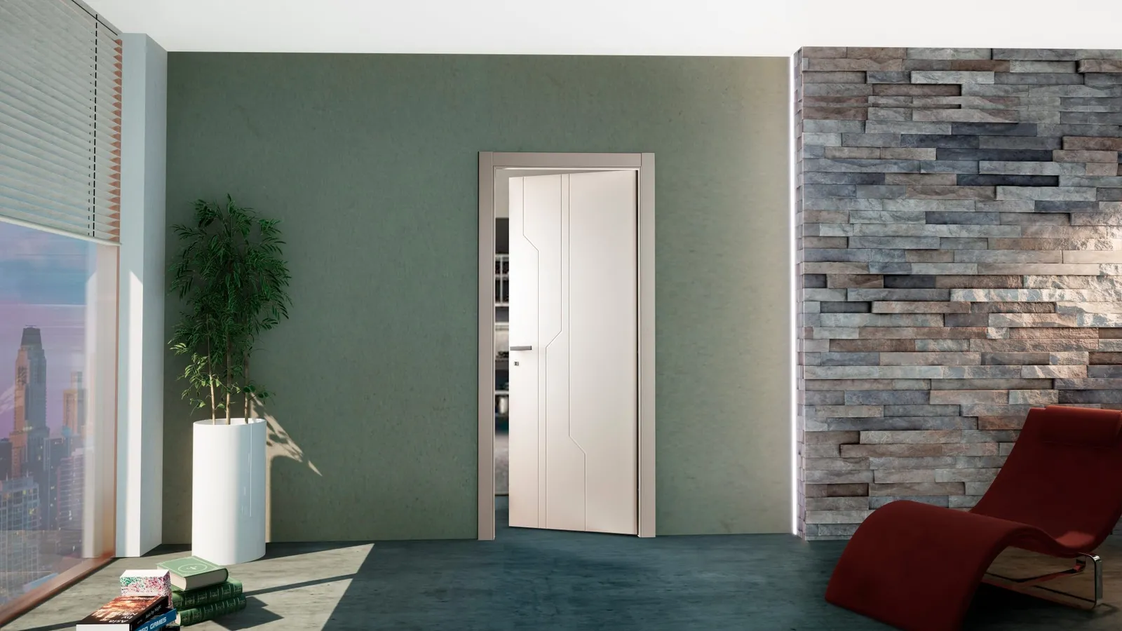 Porta per Interni Line 125L di Porte Imic