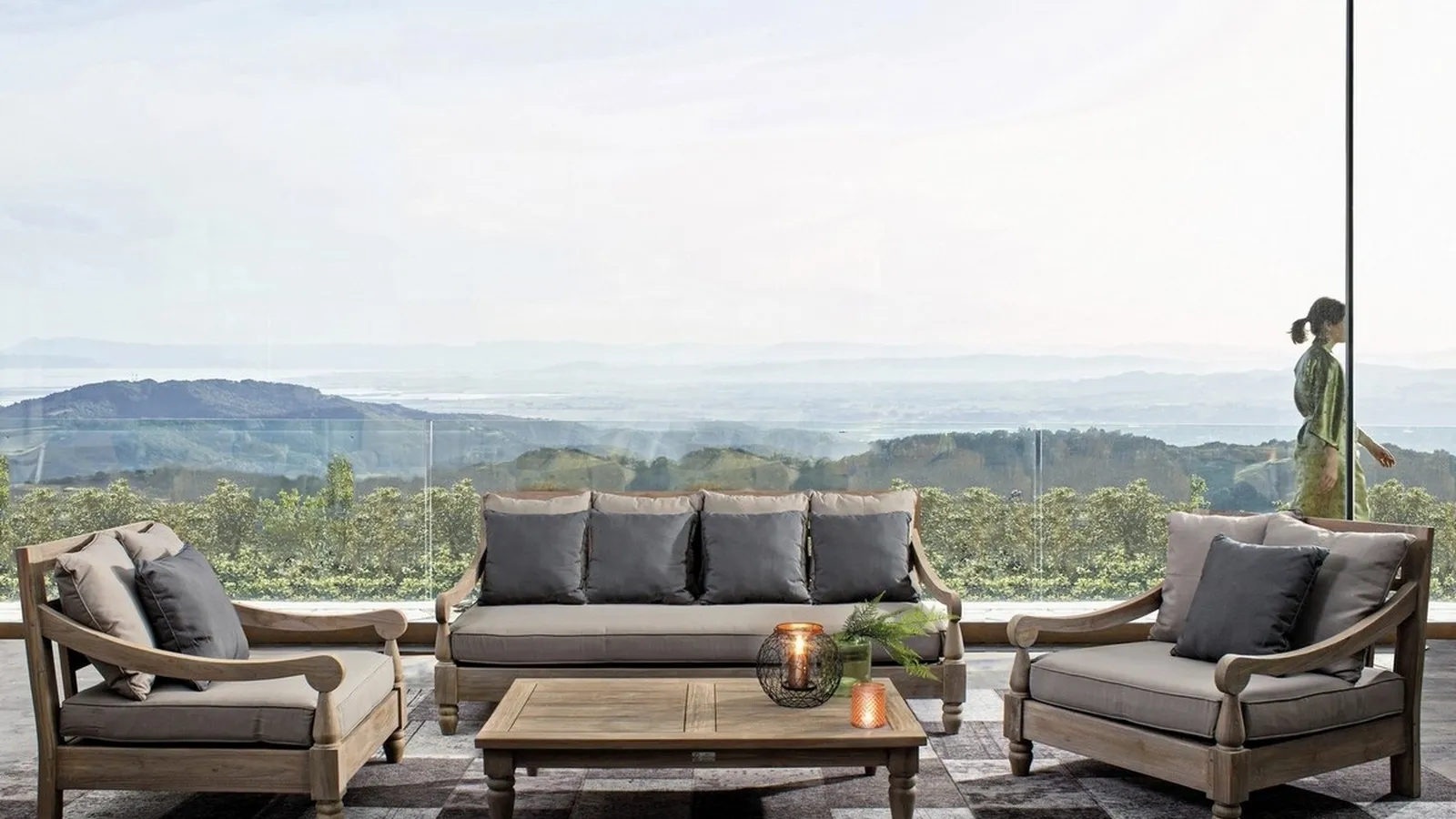 Arredo da esterno in Teak Bali di Bizzotto