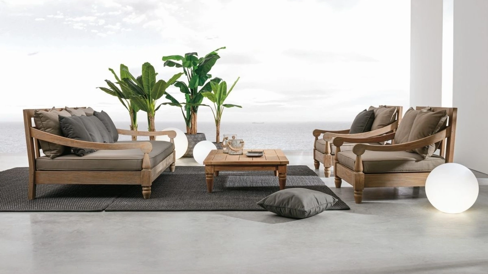 Arredo da esterno in Teak Bali di Bizzotto