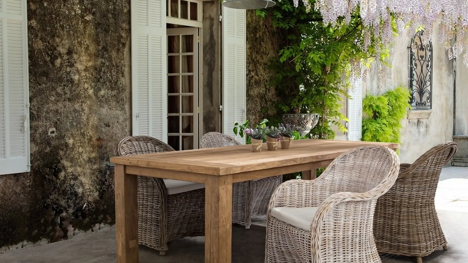 Tavolo in Teak riciclato Bounty di Bizzotto