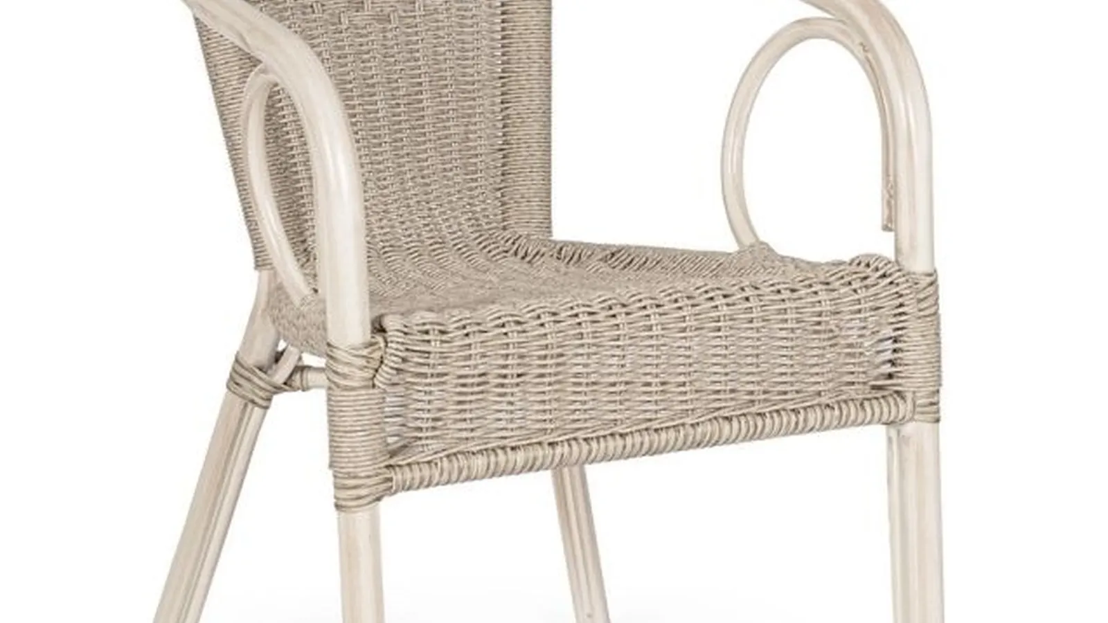 Sedia Cala in fibra sintetica tonda di Bizzotto