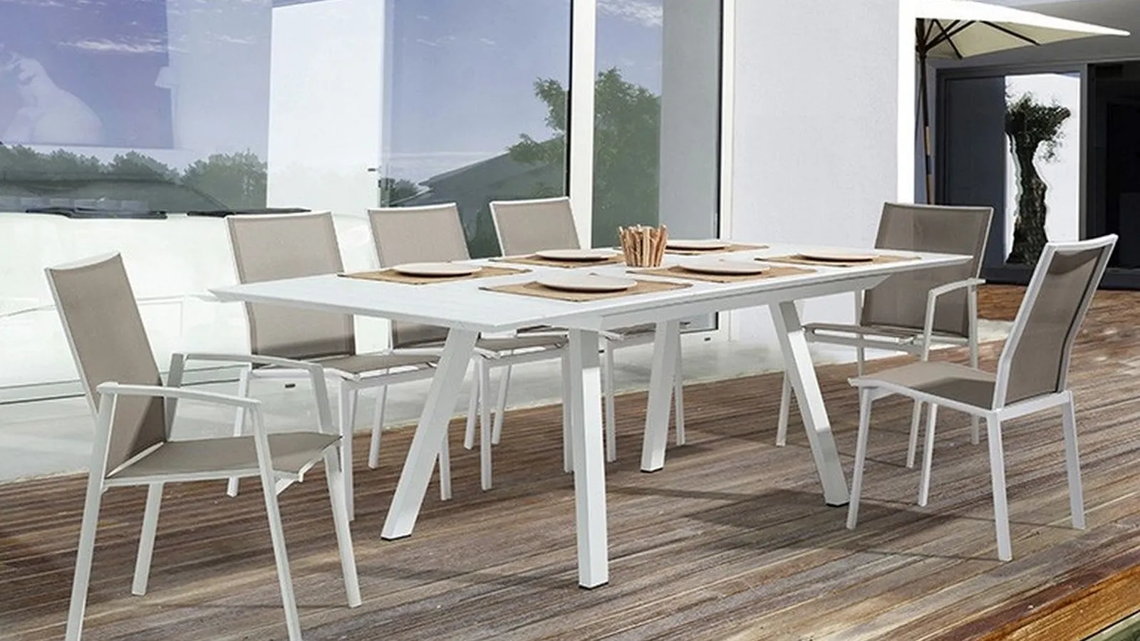 Sedia in textilene e alluminio Cruise di Bizzotto